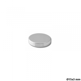 Magnet neodim 15x3 mm, disc, N35 Magnet neodim 15x3 mm, disc, N35