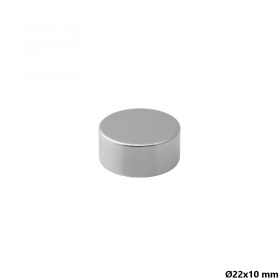 Magnet neodim 22x10 mm, disc, N35 Magnet neodim 22x10 mm, disc, N35