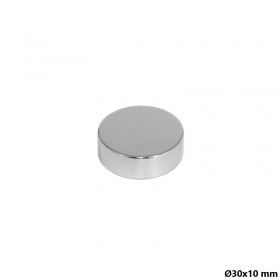 Magnet neodim 30x10 mm, disc, N35 Magnet neodim 30x10 mm, disc, N35