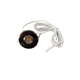 Spot orientabil led incastrat, 12V DC, 1.5W, Ø30x20mm, lumina naturala, negru, Q35-black Spot orientabil led incastrat, 12V DC, 1.5W, Ø30x20mm, lumina