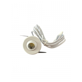 Spot orientabil led incastrat, 12V DC, 1.5W, Ø30x20mm, lumina naturala, alb, Q35-white Spot orientabil led incastrat, 12V DC, 1.5W, Ø30x20mm, lumina
