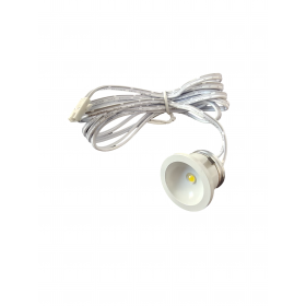 Spot led incastrat, 12V DC, 1.5W, Ø25x20mm, lumina naturala, alb, Q30-white Spot led incastrat, 12V DC, 1.5W, Ø25x20mm, lumina naturala