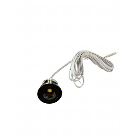 Spot led incastrat, 12V DC, 1.5W, Ø25x20mm, lumina naturala, negru, Q30-black Spot led incastrat, 12V DC, 1.5W, Ø25x20mm, lumina naturala