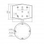 Sistem motorizat Pan-Tilt cu rotatie, interfata RS-485, pentru