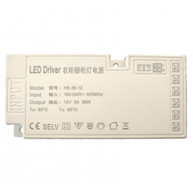 Sursa de alimentare pentru module/aplice led mobila, 12V DC, 3A, 36W, HS-36-12 Sursa de alimentare pentru module/aplice led mobila, 12V DC