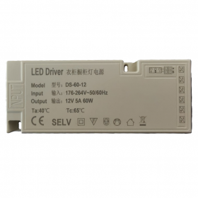 Sursa de alimentare pentru module/aplice led mobila, 12V DC, 5A, 60W, DS-60-12 Sursa de alimentare pentru module/aplice led mobila, 12V DC