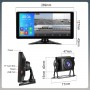 Kit sistem securitate auto cu 4 camere HD si display de 10.36"