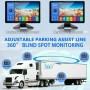 Kit DVR auto cu 4 camere 1080P, monitor touch 10.1 inch, 170°