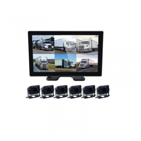 Sistem avansat monitorizare 360° si asistenta la condus pentru vehicule de mari dimensiuni, 10.1 inch, 6 x camere, 12V-24V DC Sistem avansat monitorizare 360° si asistenta la condus pentru