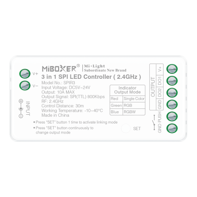 Controler MiBoxer SPIR3 3in1 banda LED digitala 2.4Ghz