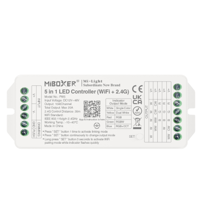 Controller LED 5 in 1 WiFi+2.4GHz MiBoxer PW5
