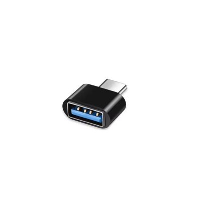 Adaptor USB-A 2.0 la USB-C, negru