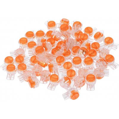 Conectori mini-crimp cu gel pentru 2 conductori,100 pcs, UY-K1