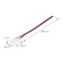 Conector 8mm pentru banda led cob, 2 pini, cablu 10cm, clip