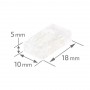 Conector 8mm pentru banda led cob, tip I, 2 pini, clip