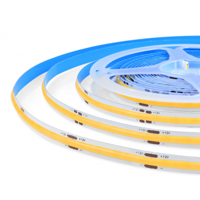 Banda LED COB alb natural, 12V DC, 320LEDs/m, 5m, IP20