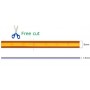 Banda LED COB alb cald, 24V DC, 400 LEDs/m, 5m, IP20