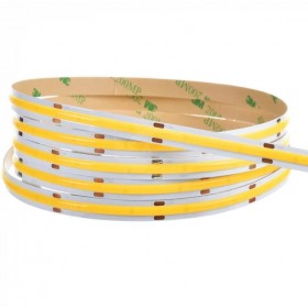 Banda LED COB alb cald, 3000K, 24V DC, 560LEDs/m, 10m, IP20 Banda LED COB alb cald, 3000K, 24V DC, 560LEDs/m, 10m, IP20