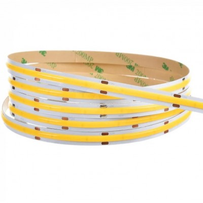 Banda LED COB alb cald, 24V DC, 560LEDs/m, 10m, IP20