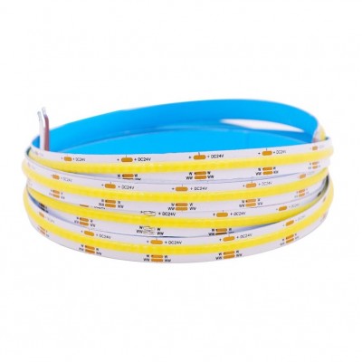 Banda LED COB CCT, 24V DC, 576LEDs/m, 5m, IP20