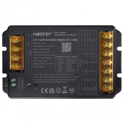 Controler LED 5 in 1 (Zigbee 3.0+ 2.4G), DC12V-48V, 30A, HZ5