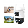 Camera dome 5+5 MP SENZOR CMOS 1/3" lentile 2x 3.6mm IR 30m