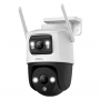 Camera dome 5+5 MP SENZOR CMOS 1/3" lentile 2x 3.6mm IR 30m