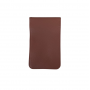 Husa piele ecologica maro 19x11.5 cm, blocare semnal telefon