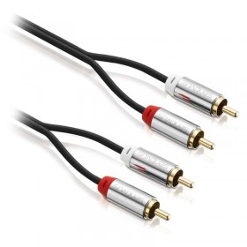 Cablu audio rca 1.5 m, stereo, sentivus S-AU080-150