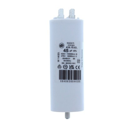 Condensator pornire motor  45uf cu pin, ducati 416106364