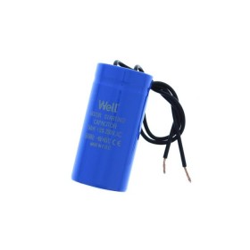 Condensator pornire motor 250V 150uF cu fir, Well