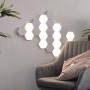 Lampa modulara de perete, LED, hexagonala 2W, comutare prin atingere (touch)