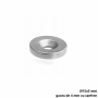 Magnet neodim 15x5 mm, gaura de 4 mm cu sanfren, disc, N35