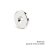 Magnet neodim 35x5 mm, gaura de 5 mm cu sanfren, disc, N35