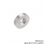 Magnet neodim 40x10 mm, gaura de 6.5 mm cu sanfren, disc, N35