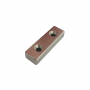 Magnet neodim 50x15x10 mm, 2 x gaura 4.2 de mm cu sanfren