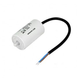 Condensator pornire motor, cu fire 15uf 450V