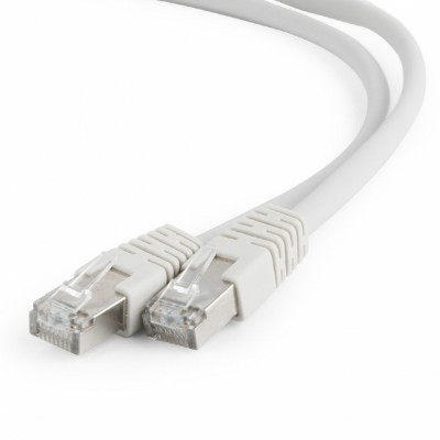 Cablu UTP SPACER Patch cord Cat6, 2 m, alb, SPPC-FTP-CAT5-2M