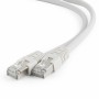 Cablu UTP SPACER Patch cord Cat6, 2 m, alb, SPPC-FTP-CAT5-2M
