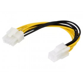 Cablu de alimentare P4 4-pin M/P8 8-pin F AK-CA-10