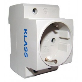 Priza cu montaj pe sina DIN,16A 230V