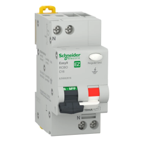 Siguranta modulara automata diferentiala Schneider EZ9D62616, 4.5 kA, 1P+N, 16 A, curba C