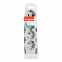 Cap prelungitor ,4 prize, 3680W , contact de protectie, protectie copii,alb-gri 694575