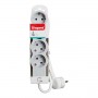 Prelungitor cu protectie LEGRAND 694552, 4 prize, 1.5m, alb-gri deschis