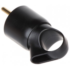 Stecher/Fisa  Legrand 16A, cu inel extragere, Negru 2 P+T 050328