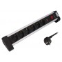 Prelungitor cu 6 prize Schuko 1.4m cu switch ON/OFF, Logilink