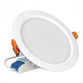 Spot LED incastrat MiBoxer, FUT069, 15W, RGB+CCT, 2.4GHz, 2700-6500K, 1200lm, AC 100-240V, IP54, alb Spot LED incastrat MiBoxer, FUT069, 15W, RGB+CCT, 2.4GHz