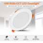 Spot LED MiBoxer FUT065, 18W, incastrat, RGB+CCT, 1500LM