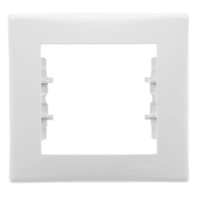 Rama Schneider Electric Sedna SDN5800121, 1 post, alb, pentru priza / intrerupator Rama Schneider Electric Sedna SDN5800121, 1 post, alb, pentru priza / intrerupator