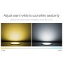 Spot LED MiBoxer FUT060, 25W, RGB+CCT, 2000lm, 2700K-6500K